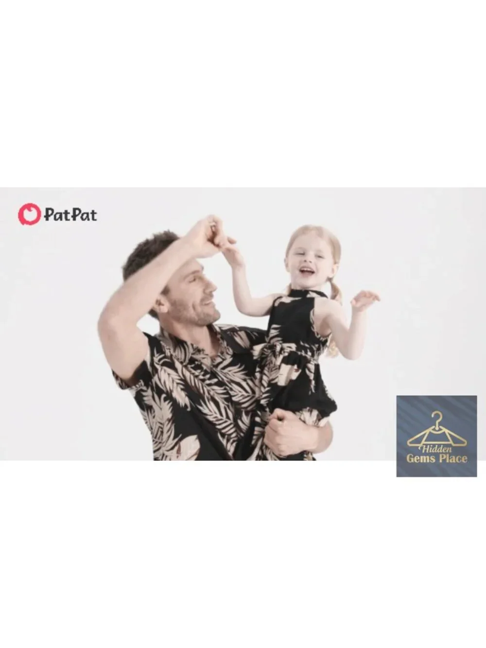 Matching Mommy and Me Halter Dress & Aloha Shirt Set, Floral Print Vacation